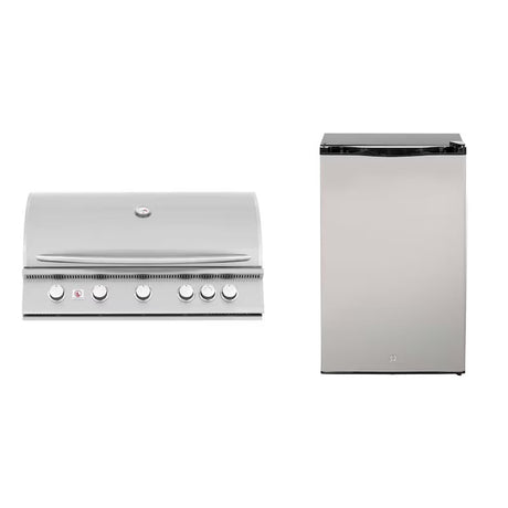 Summerset Sizzler 40-Inch Propane Outdoor Kitchen Package w/ Refrigerator - SIZ40-LP-SSRFR-PROMO (1)