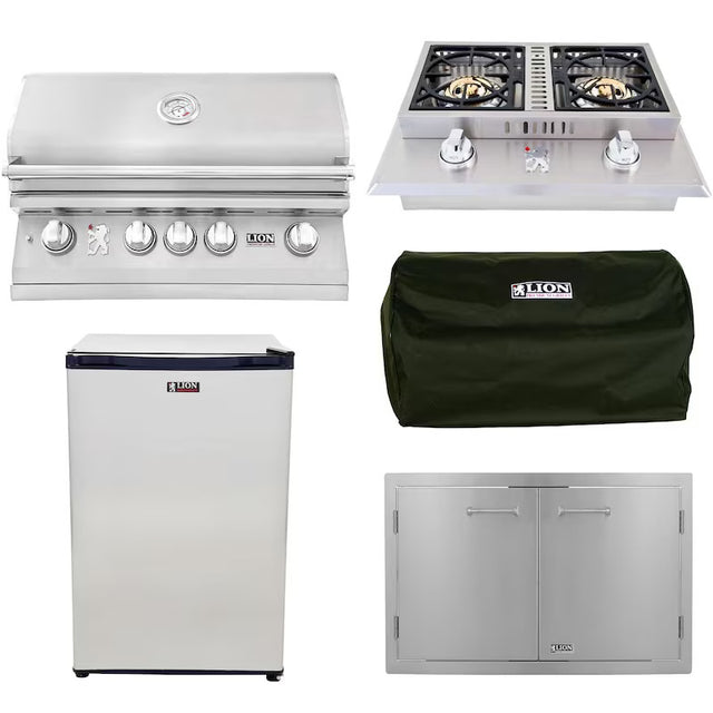 Lion L75000 4-Piece 32-Inch Natural Gas Outdoor Kitchen Package - 75623-4PC (2)