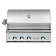 Delta Heat 32-Inch 3-Burner Built-In Propane Grill w/ Rotisserie - White Control Panel - DHBQ32R-WL