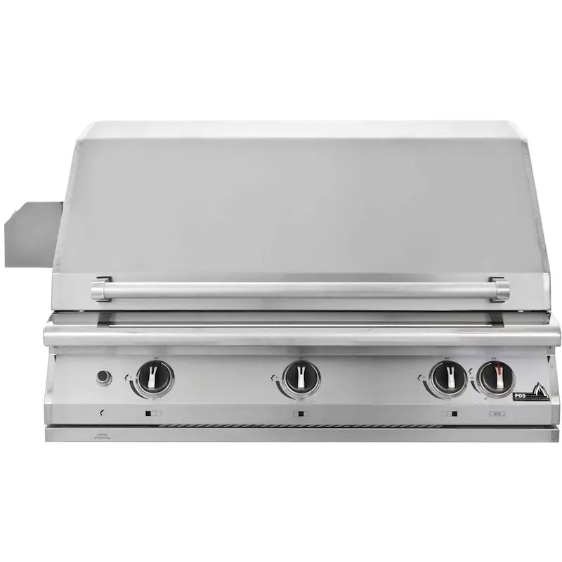 PGS Legacy Pacifica Gourmet 39-Inch Built-In Propane Gas Grill With Rotisserie