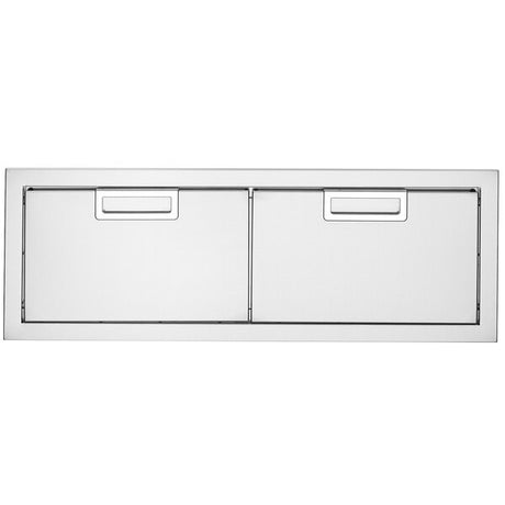 Crown Verity Infinite Series 48-Inch Stainless Steel Double Access Drawers - IBI48-DD