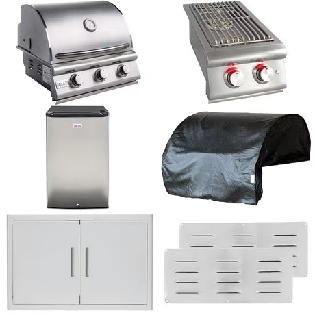 Blaze Prelude LBM 7-Piece 25-Inch Natural Gas Outdoor Kitchen Package - BLZ-3LBM-NG-7PC-SC (2)