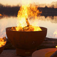 Funky Dog 36-Inch Handmade Wood Burning Steel Fire Pit by Fire Pit Art (1)