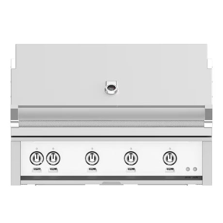 Hestan 42-Inch Built-In Natural Gas Grill W/ Rotisserie - Froth - GABR42-NG-WH (1)