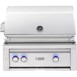 Lynx Professional 30-Inch Built-In All Infrared Trident Natural Gas Grill With Rotisserie - L30ATR-NG