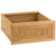 Pacific Teak Cottage 18-Inch Teak Wood Single Access Drawer - UD1-18C