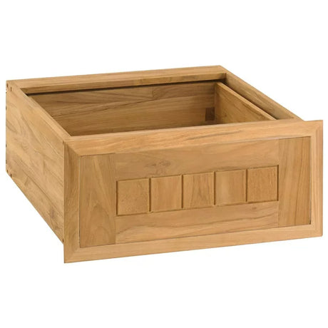 Pacific Teak Cottage 18-Inch Teak Wood Single Access Drawer - UD1-18C