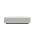 Lakeview Cascata Bay 8 60-Inch Natural Gas Rectangular Fire Pit Table - Ultra White - SCPH-473-5NG (1)