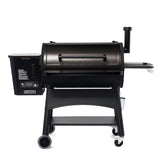 Victory 35-Inch Wood Pellet Grill with Front Shelf, 29-Lb Hopper & 16 Gauge Steel Barrel & Cart - BBQPG