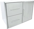 Saber 31-Inch Access Door & Double Drawer Combo