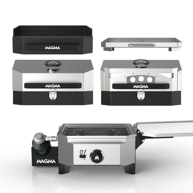 Magma Crossover Single Burner Firebox With Complete Accessory Top Bundle