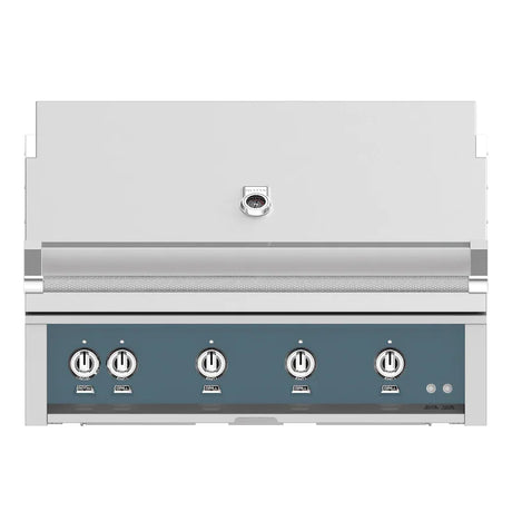 Hestan 42-Inch Built-In Natural Gas Grill W/ Rotisserie - Pacific Fog - GABR42-NG-GG