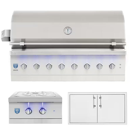 American Made Grills Encore 54-Inch Hybrid Grill 3-Piece Natural Gas Outdoor Kitchen Package - ENC54-NG-3PC-PROMO (2)
