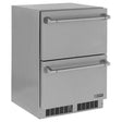 Lynx 24-Inch 5.0 Cu. Ft. Outdoor Rated Double Drawer Refrigerator - LN24DWR