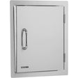 Bull 18-Inch Right Hinged Stainless Steel Single Access Door - Vertical - 89975