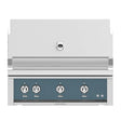 Hestan 36-Inch Built-In Propane Gas Grill W/ Rotisserie - Pacific Fog - GABR36-LP-GG