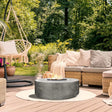 Lakeview Stoneview 48-Inch Natural Gas Round Fire Bowl - Pewter - SCPH-418-4NG (1)