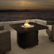 Fire Sense Clayton 42-Inch Square Aluminum Natural Gas Fire Pit - (Ships as Propane With Conversion Fittings) - 63227-NG (1)