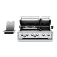Broil King Imperial S 690i 6-Burner Built-In Propane Gas Grill With Rotisserie & Side Burner - Stainless Steel - 957084