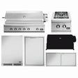 DCS Series 7 6-Piece 48-Inch Natural Gas Outdoor Kitchen Package - BH1-48R-N-6PC (1)