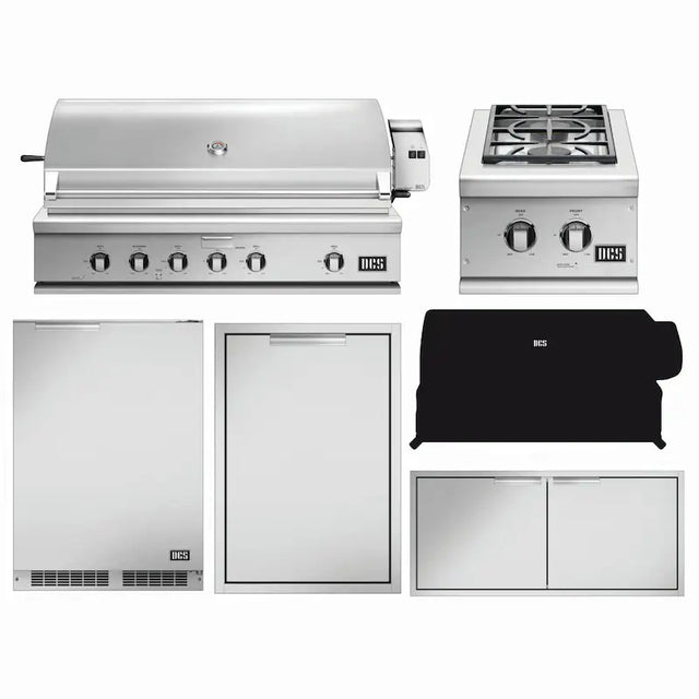 DCS Series 7 6-Piece 48-Inch Natural Gas Outdoor Kitchen Package - BH1-48R-N-6PC (1)