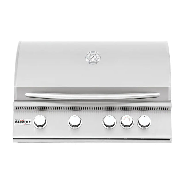 Summerset Sizzler 32-Inch 4-Burner Built-In Propane Gas Grill With Rear Infrared Burner - SIZ32-LP