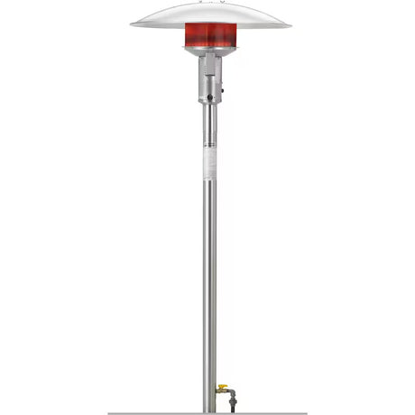 Sunglo 50000 BTU Natural Gas Post-Mount Patio Heater With Manual Ignition - Stainless Steel - PSA265 SS (1)