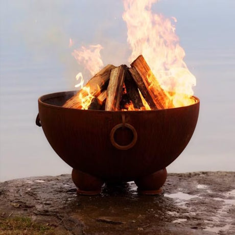 Fire Pit Art Nepal 41-Inch Wood Burning Fire Pit (1)
