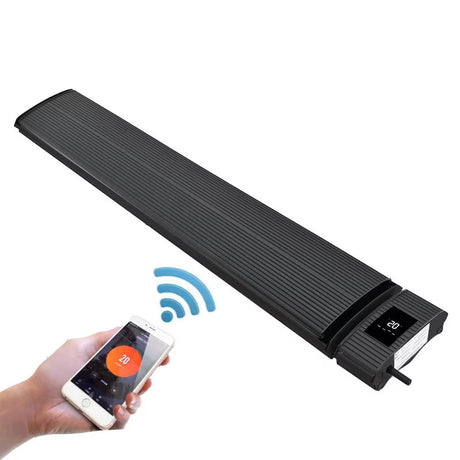 RADtec 44-Inch 1800W WiFi Smart Controlled Zero Light Patio Heater - 220V - E18rw (1)