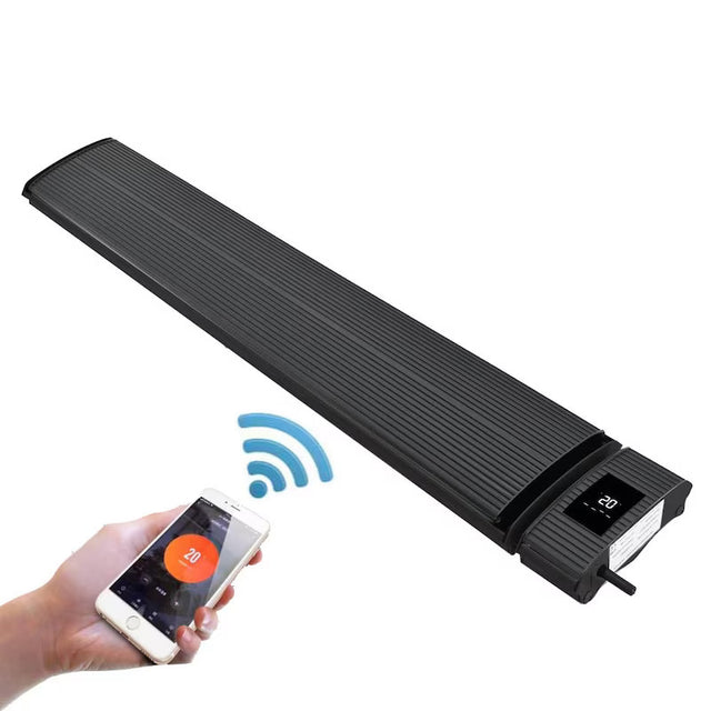 RADtec 44-Inch 1800W WiFi Smart Controlled Zero Light Patio Heater - 220V - E18rw (1)