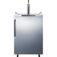 Summit Commercial 24-Inch 5.6 Cu. Ft. Outdoor Rated Single Tap Beer Dispenser / Kegerator - SBC635MOS7