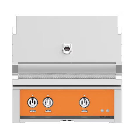 Hestan 30-Inch Built-In Natural Gas Grill W/ Rotisserie - Citra - GABR30-NG-OR (1)
