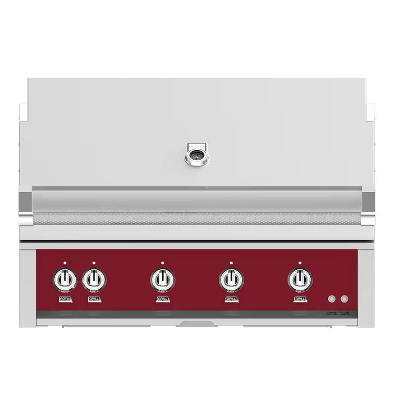 Hestan 42-Inch Built-In Natural Gas Grill W/ Rotisserie - Tin Roof - GABR42-NG-BG (1)