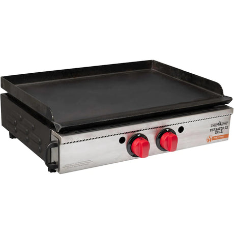 Camp Chef VersaTop 2X Two Burner Portable Flat Top Propane Gas Grill - FTG400