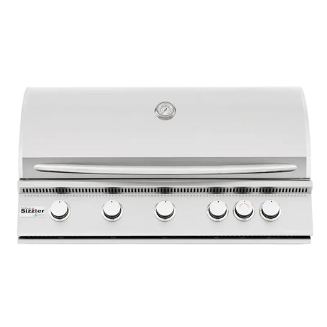 Summerset Sizzler 40-Inch 5-Burner Built-In Propane Gas Grill With Rear Infrared Burner - SIZ40-LP