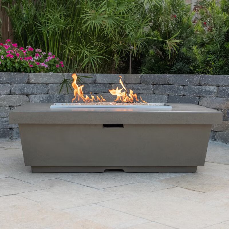 American Fyre Designs Contempo 52-Inch Rectangular Natural Gas Firetable - Smoke - 783-SM-11-M4NC (2)