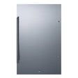 Summit Commercial 19-Inch 3.1 Cu. Ft. ADA Compliant Shallow Depth Outdoor Rated Refrigerator - SPR196OSADA