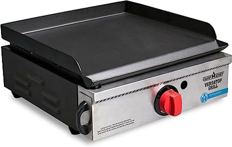 Camp Chef VersaTop 250 Single Burner Portable Flat Top Propane Gas Grill - FTG250