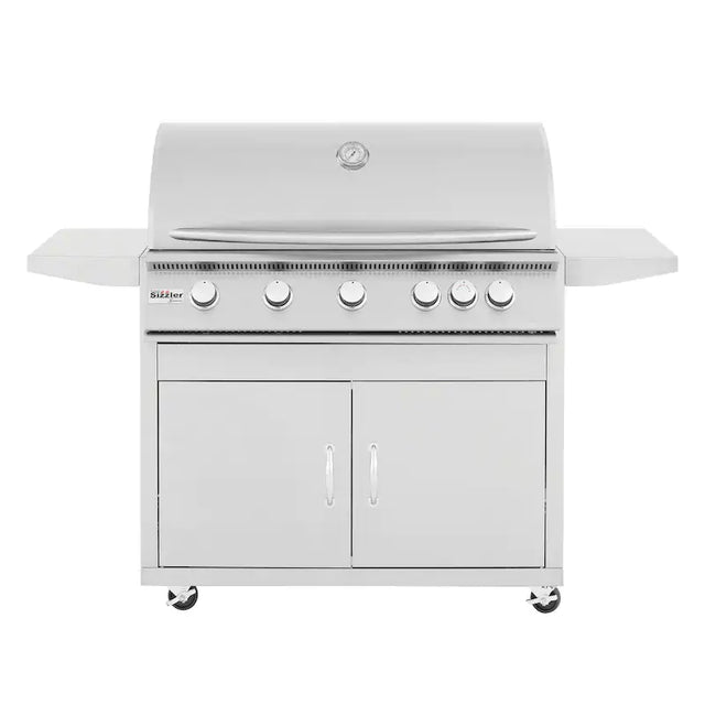 Summerset Sizzler 40-Inch 5-Burner Propane Gas Grill With Rear Infrared Burner - SIZ40-LP