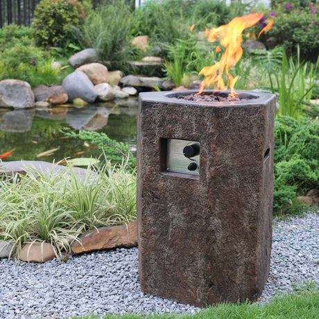 Elementi Modeno Basalt 20-Inch Propane Fire Column - OFG601-LP (1) (1)
