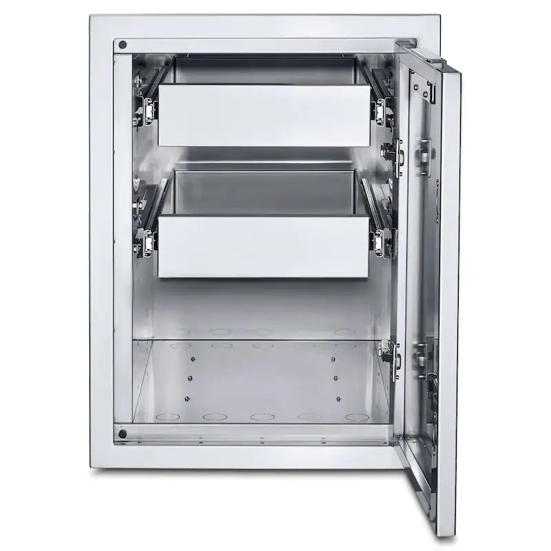 Crown Verity Infinite Series 21-Inch Enclosed Cabinet Storage W/ Double Storage Drawers - Large - IBILC-2D