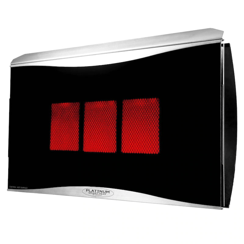 Bromic Heating Platinum 300 Smart-Heat 22-Inch 23,600 BTU Natural Gas Patio Heater - BH0110001
