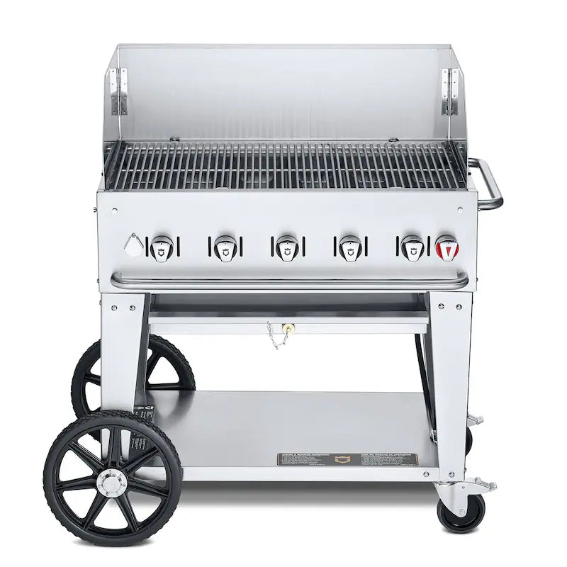 Crown Verity 36-Inch Mobile Natural Gas Windguard Package - CV-MCB-36WGP-NG