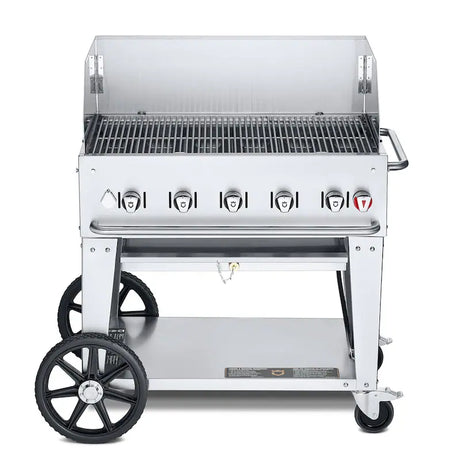 Crown Verity 36-Inch Mobile Natural Gas Windguard Package - CV-MCB-36WGP-NG