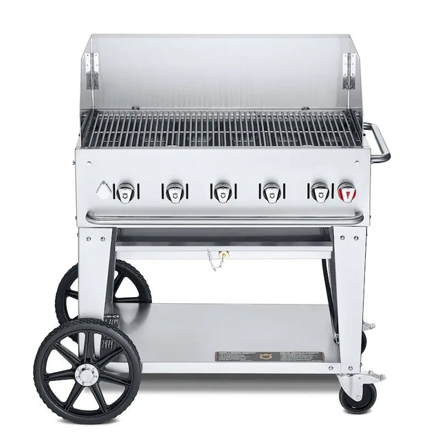 Crown Verity 36-Inch Mobile Natural Gas Windguard Package - CV-MCB-36WGP-NG