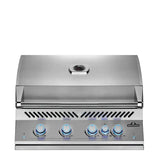 Napoleon Built-In 700 Series 32-Inch Propane Gas Grill w/ Infrared Rear Burner & Rotisserie Kit - BIG32RBPSS