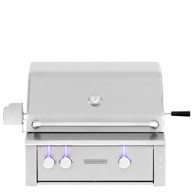 Summerset Alturi 30-Inch 2-Burner Built-In Propane Gas Grill With Stainless Steel Burners & Rotisserie - ALT30T-LP