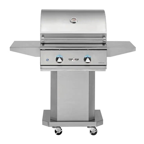 Delta Heat 26-Inch 2-Burner Natural Gas Grill On Pedestal Cart