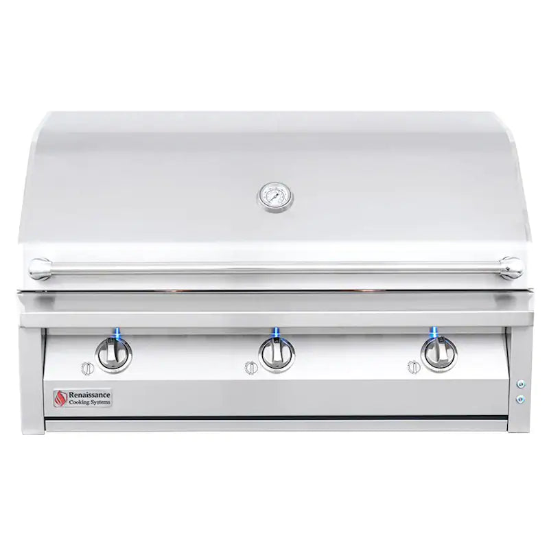 American Renaissance Grill by RCS 42-Inch 3-Burner Built-In Propane Gas Grill - ARG42 LP