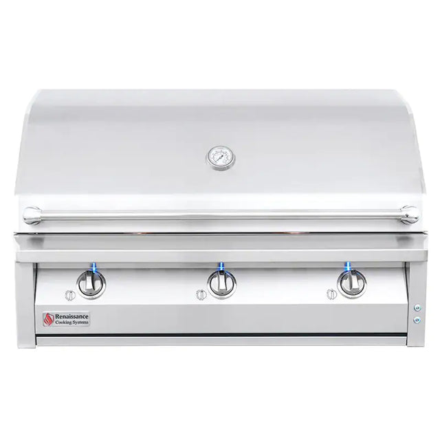 American Renaissance Grill by RCS 42-Inch 3-Burner Built-In Propane Gas Grill - ARG42 LP